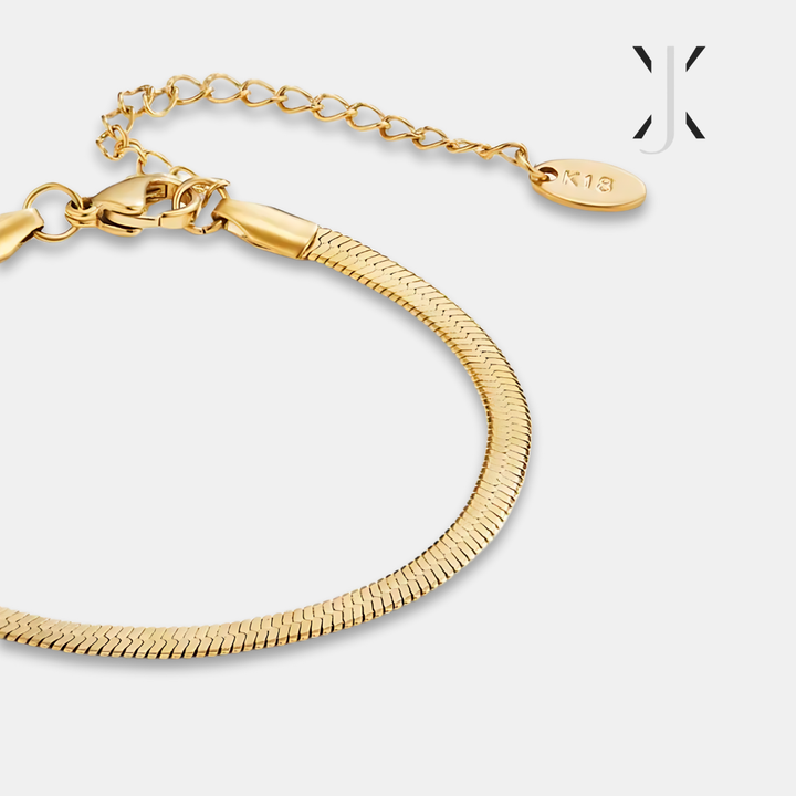 Sarya Snake Chain Gold Bracelet