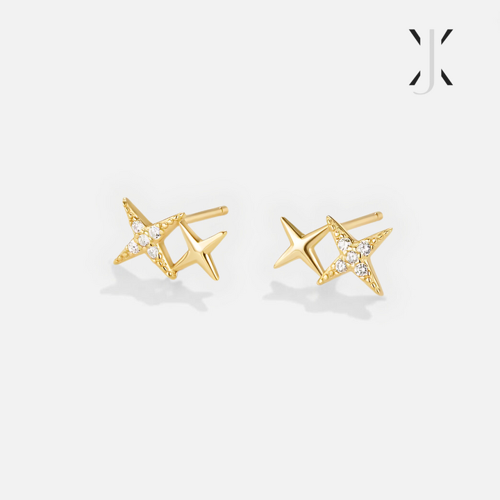 Midnight Magic Studs Earrings