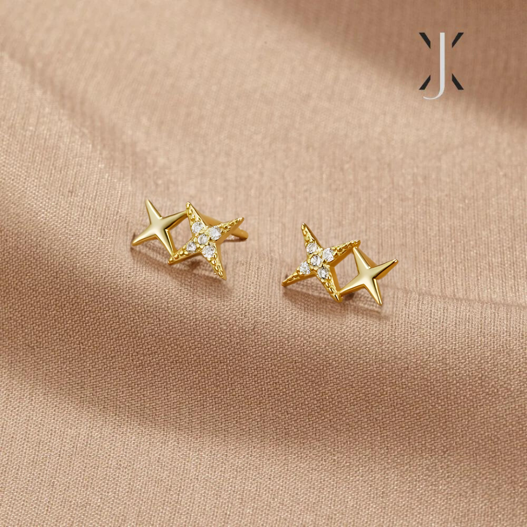 Midnight Magic Studs Earrings