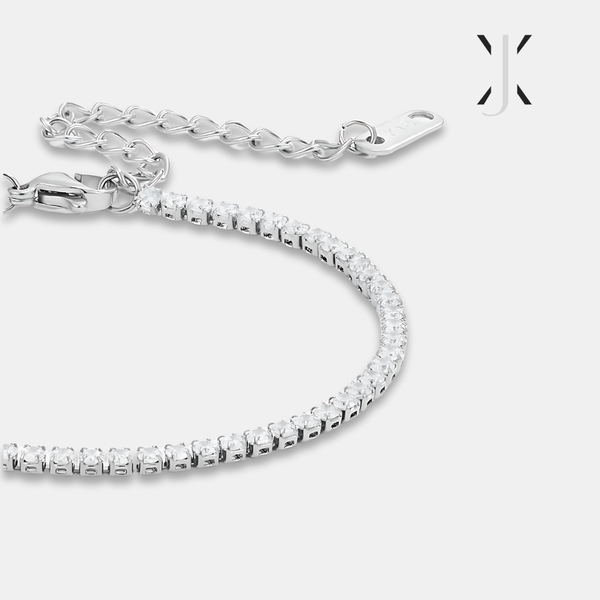 Cordelia Silver Tennis Bracelet