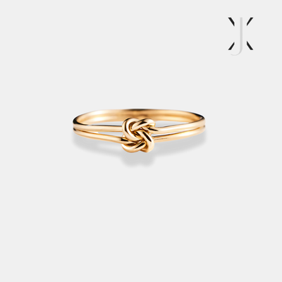 Elegant Double Knot Ring