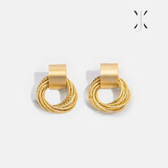 Luxury Gold Hoop Earrings