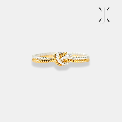 Two Strand Knot Ring