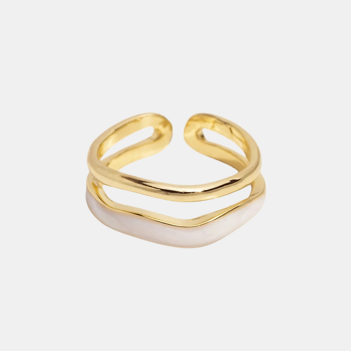 Layered Sahara Gold Ring