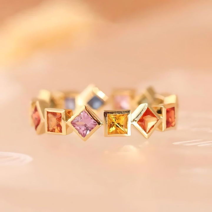 Amari Colorful Crystal Ring