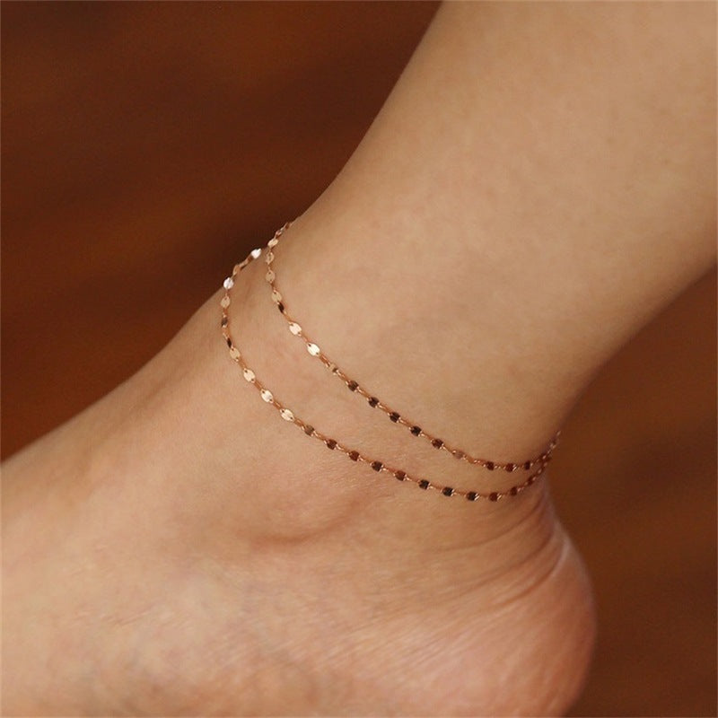 Charlotte Gold Chain Anklet