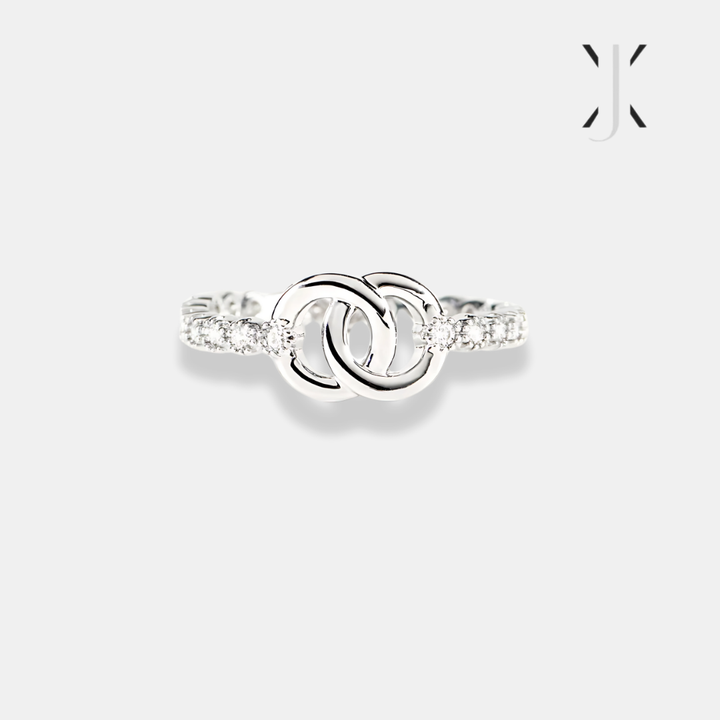 Interlocking Elegance Ring