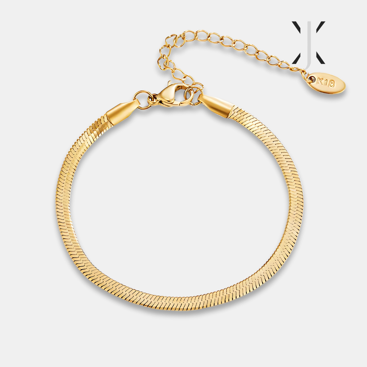 Sarya Snake Chain Gold Bracelet