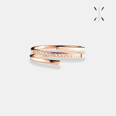 A Hug From Me To You Spiral Ring