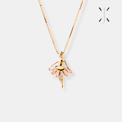 My Daughter Forever Ballerina Necklace