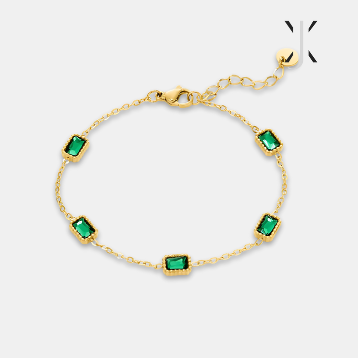 Trinity Emerald Bracelet