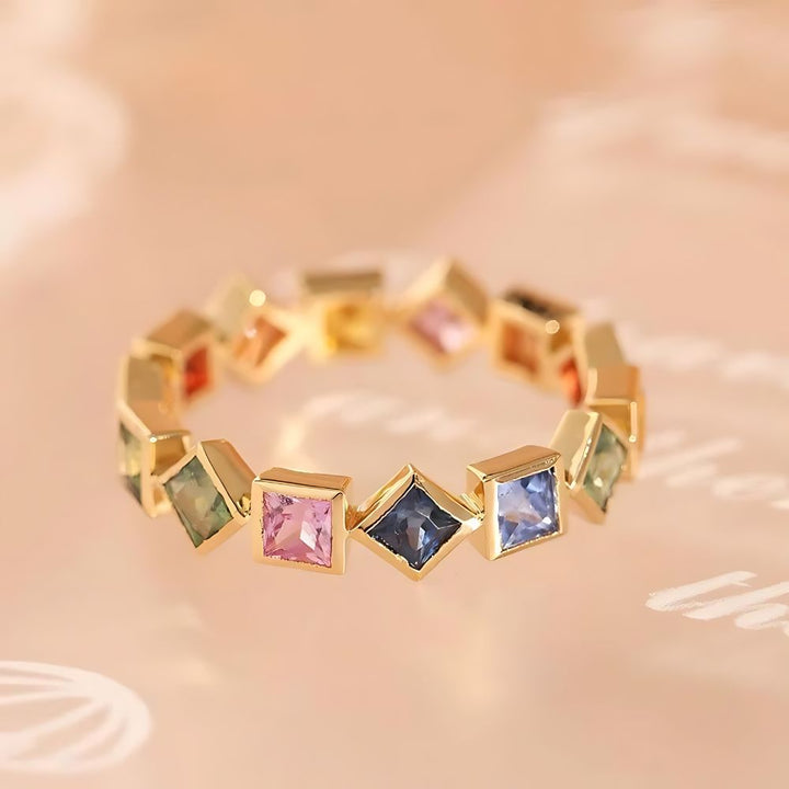 Amari Colorful Crystal Ring