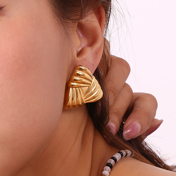 Triangular Stud Earring