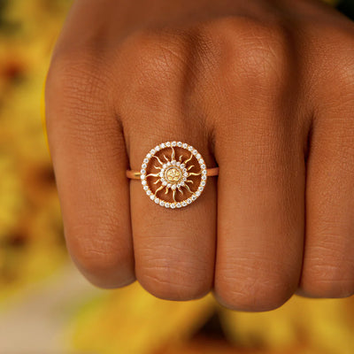 You Are My Sunshine Sun Ring
