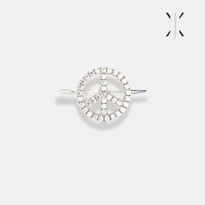 Hippie Hood Peace Ring