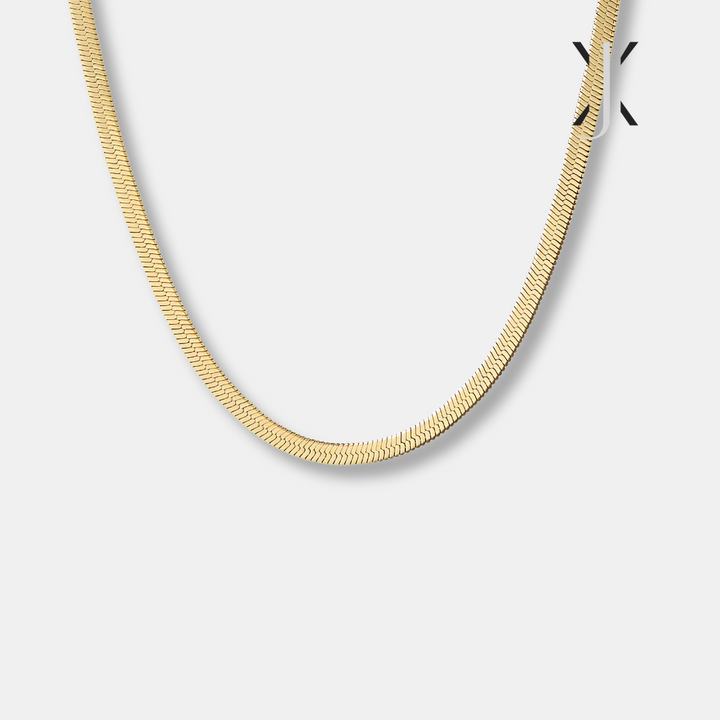 Flat Snake Chain Necklace