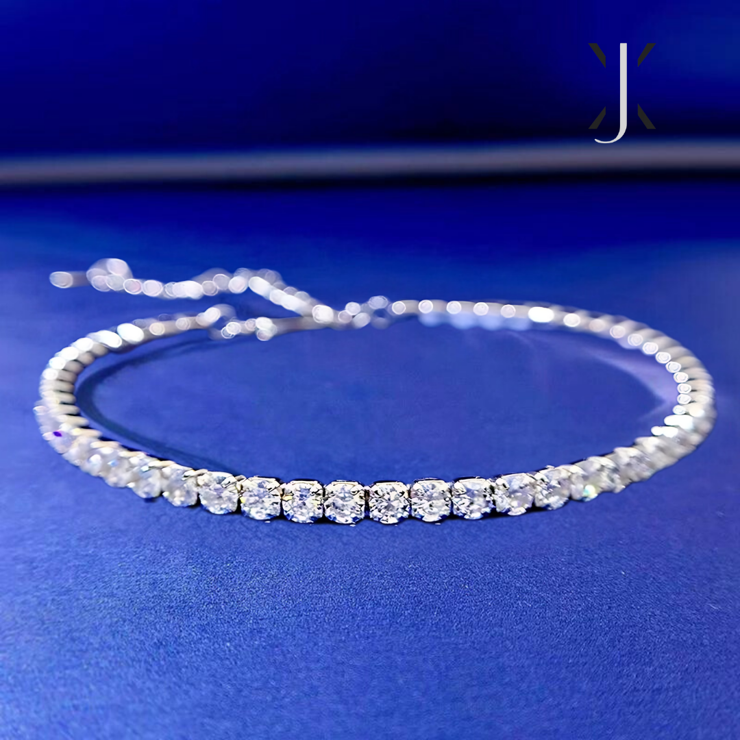 Cordelia Silver Tennis Bracelet