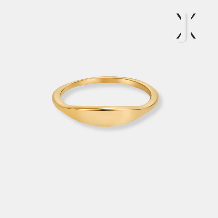 Pipa Gold Signet Ring