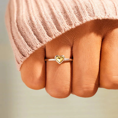 Two-Tone Love Ring