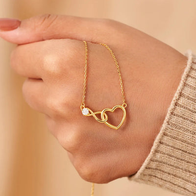 Infinity Love Heart Necklace