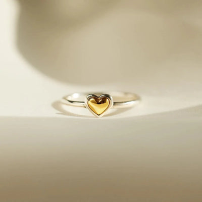 Two-Tone Love Ring