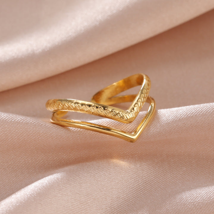 Harper Layered Wrap Ring