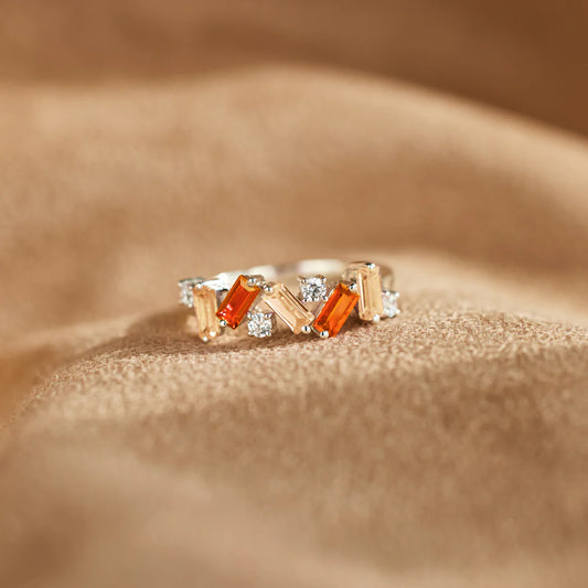 All Together Orange Band Ring