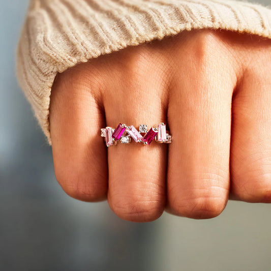 All Together Pink Band Ring