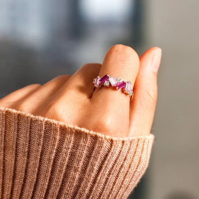 All Together Pink Band Ring