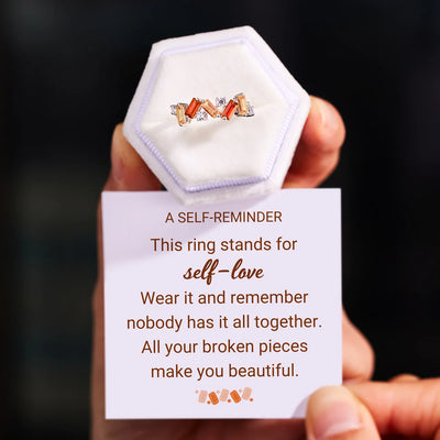 All Together Orange Band Ring
