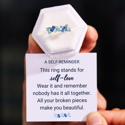 All Together Blue Band Ring