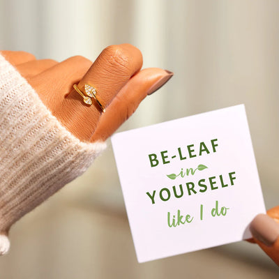 Double Leaf Ring