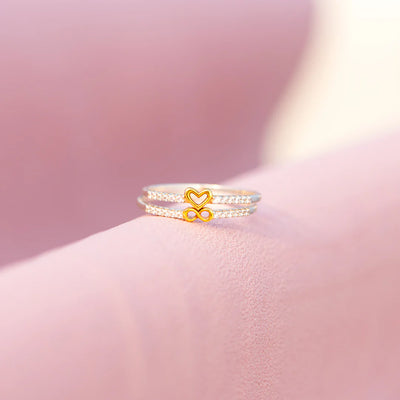 Infinity Heart Ring