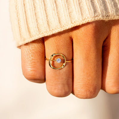 Minimalist Zircon Luxury Ring
