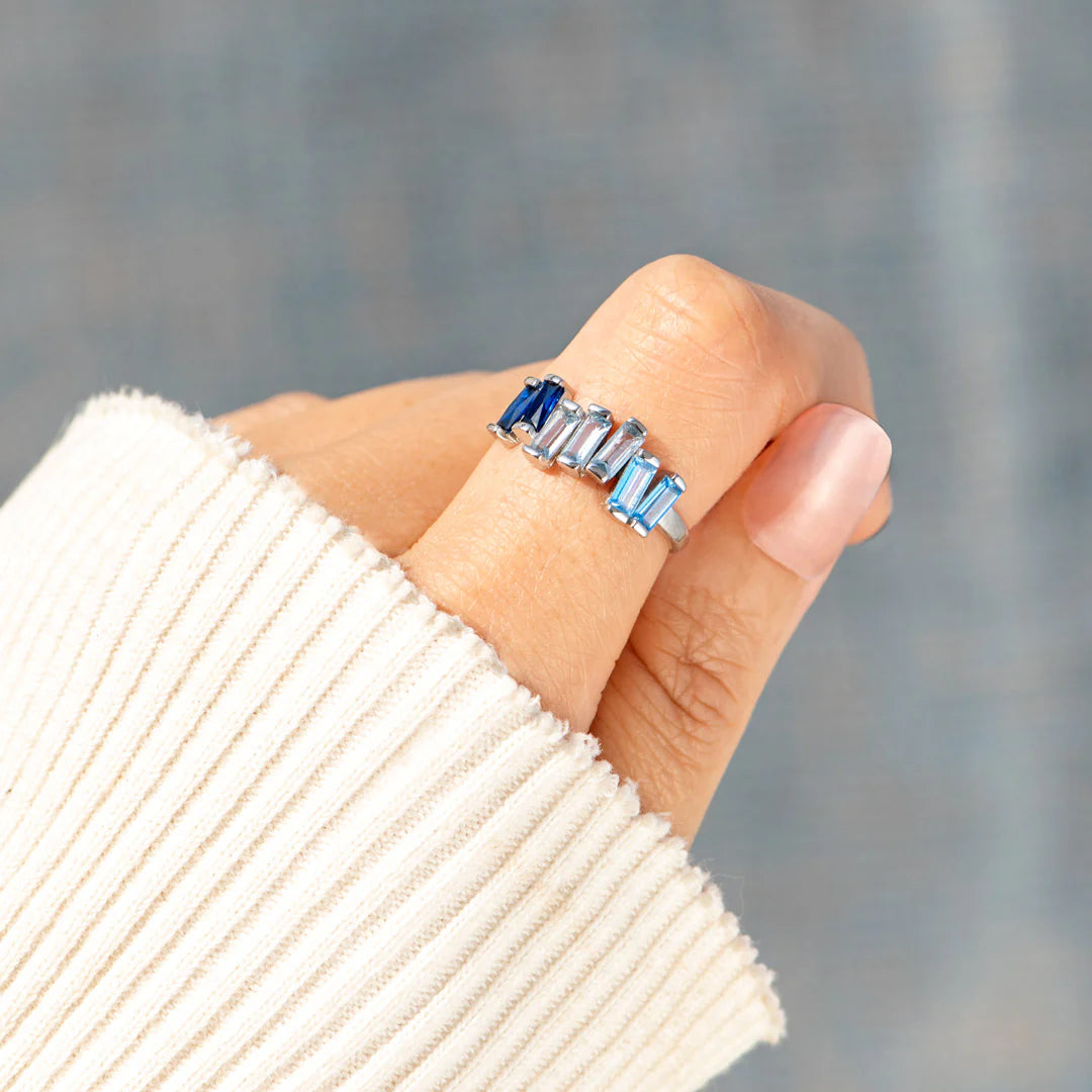 Strongest Autism Mom Baguette Ring