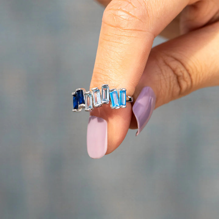 Strongest Autism Mom Baguette Ring