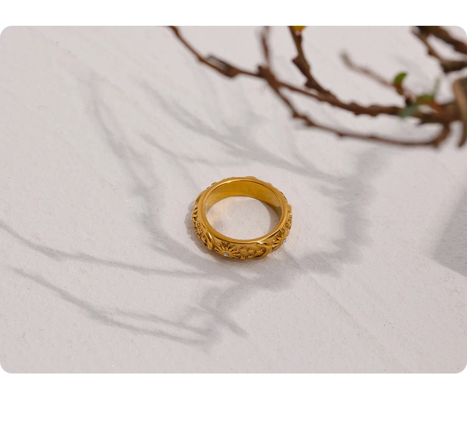 Celestial Gold Ring