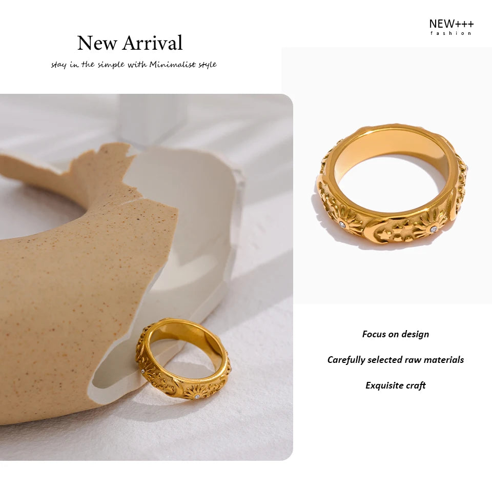 Celestial Gold Ring