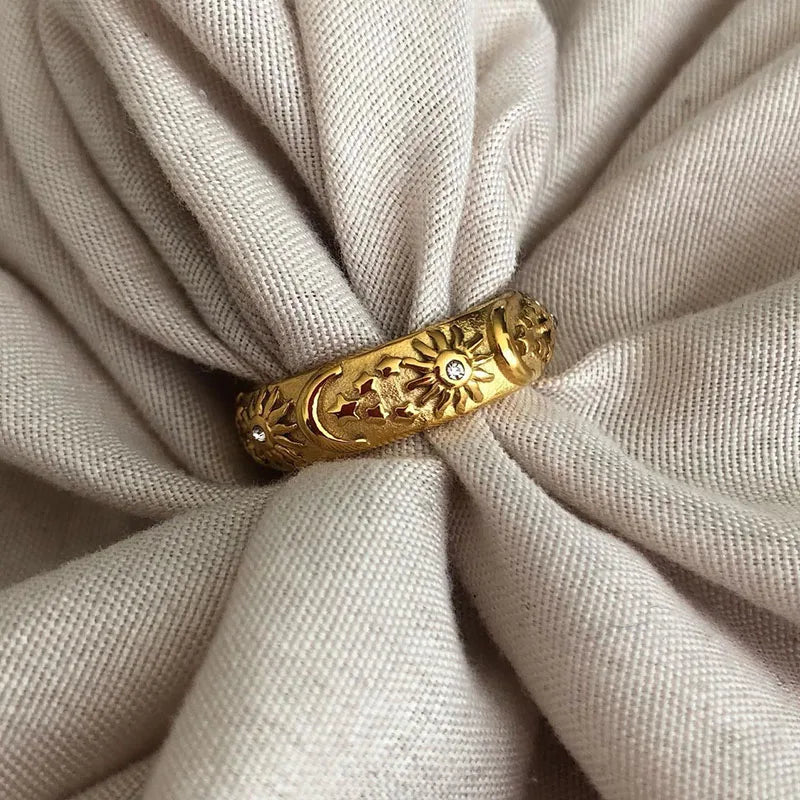 Celestial Gold Ring