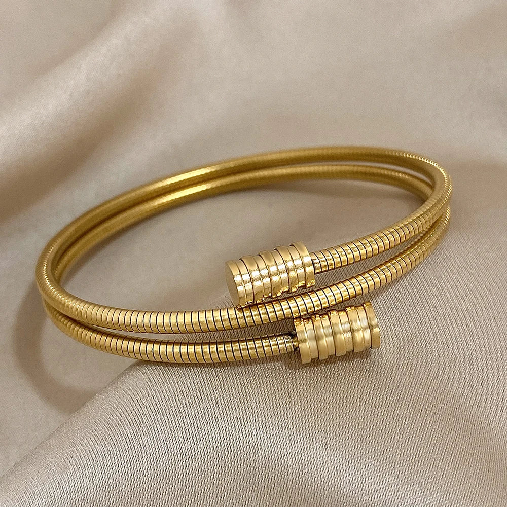 Twisted Gold Bracelet