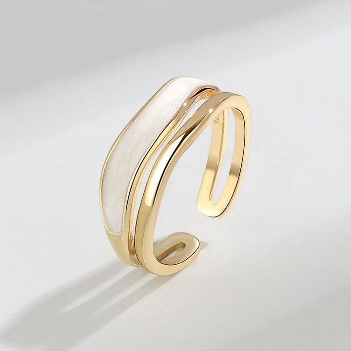 Layered Sahara Gold Ring