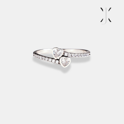 Daughter Two Heart Ring