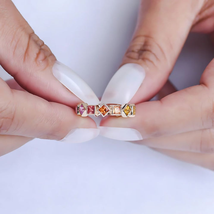 Amari Colorful Crystal Ring