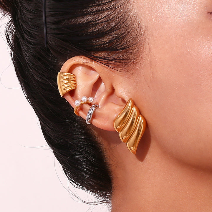 Rene Chunky Gold Earrings