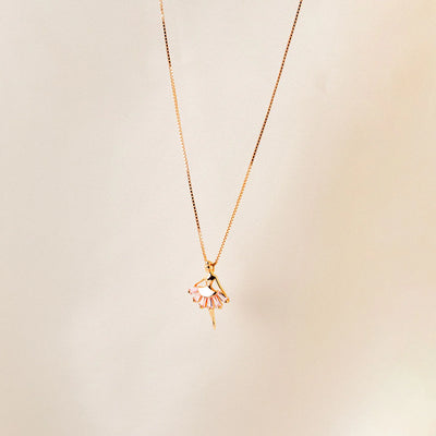 My Daughter Forever Ballerina Necklace