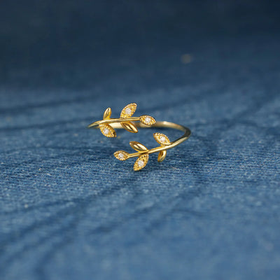 Leaf Whisper Ring