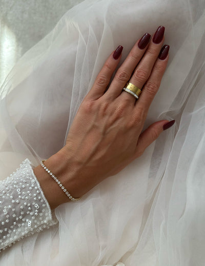 Starry Moonlight Gold Ring