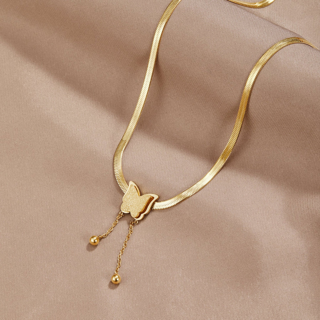 Amelie Gold Butterfly Necklace