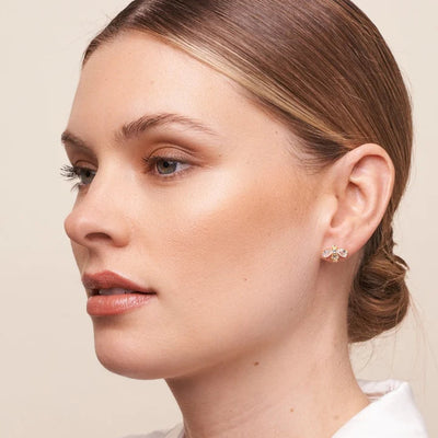 Crystal Bee Earrings