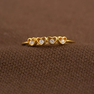 Heart to Heart Tiny Hearts Ring
